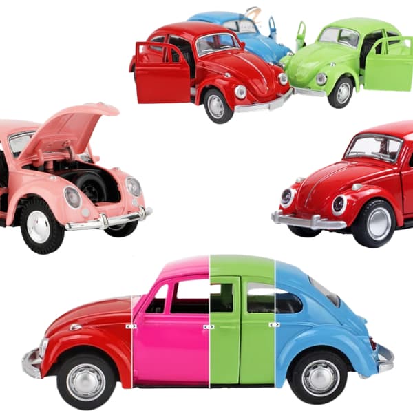 Carrinho Miniatura Carro Clássico 1:36 Metal Die Cast Fricção Presente Coleção Dia Das Crianças