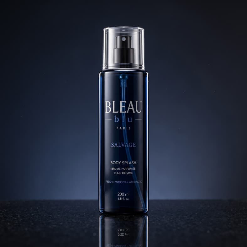 Body Splash Premium Masculino Salvage BLEAU Blu 200ml | Fresco e Marcante Perfume Importado