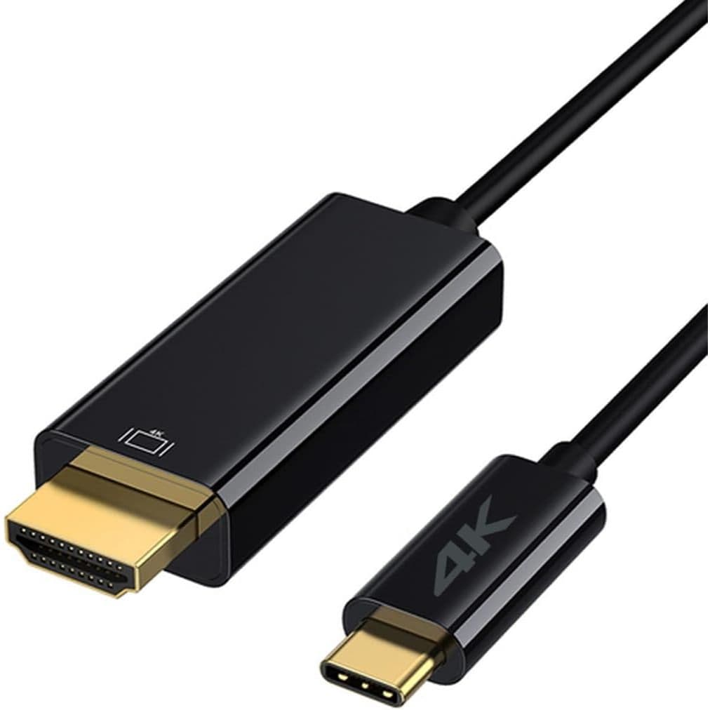 CABO HDMI USB-C TIPO C 4K 1.8Metros Espelhamento de Tela para Notebook Celular Tablet TV Monitor