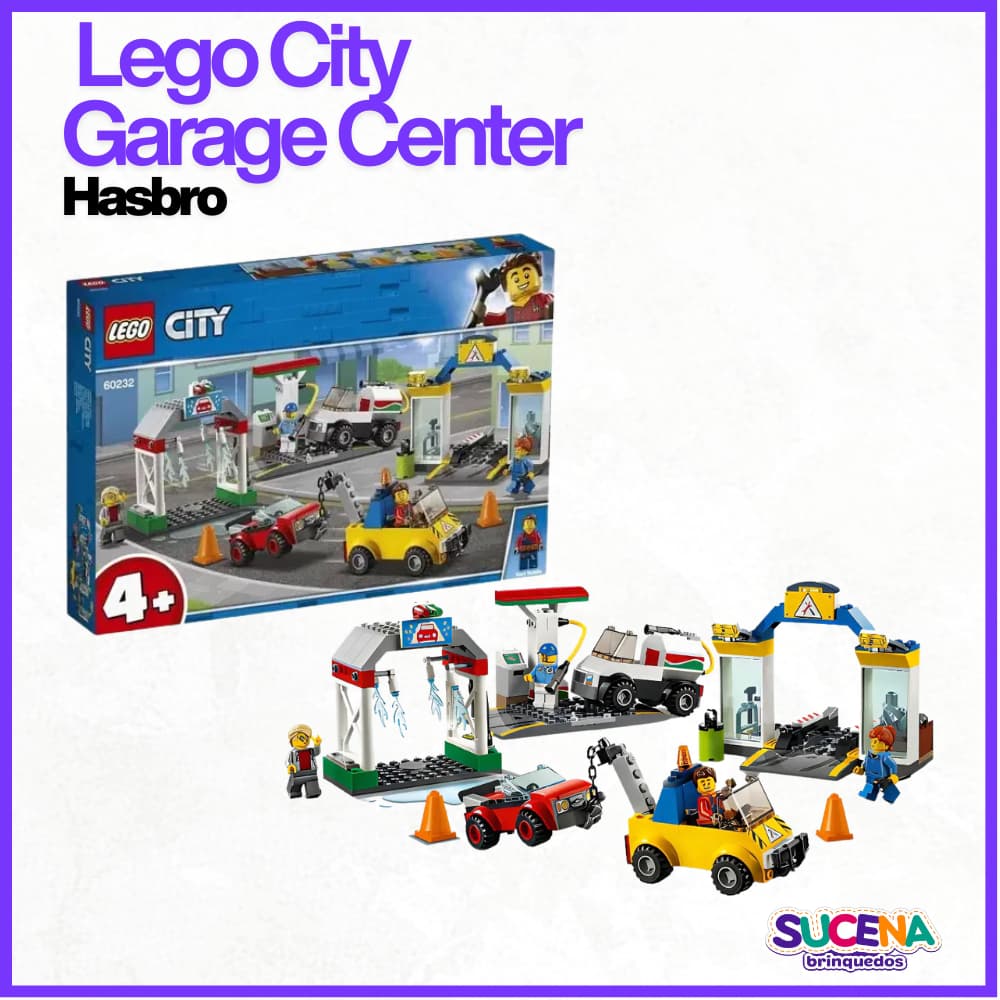 Blocos de Montar Educativos Lego City Garage Center 234 Peças