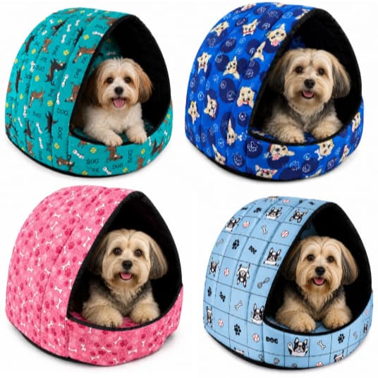 Toca Cama Cachorro Gato Casinha Pet Toca Lavável Confortável Aconchegante Toquinha