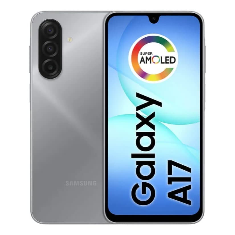 Celular Samsung Galaxy A17 4G com IA 128GB, 4GB Ram Tela de 6.7" Câmera 50MP, NFC, IP54 - Cinza