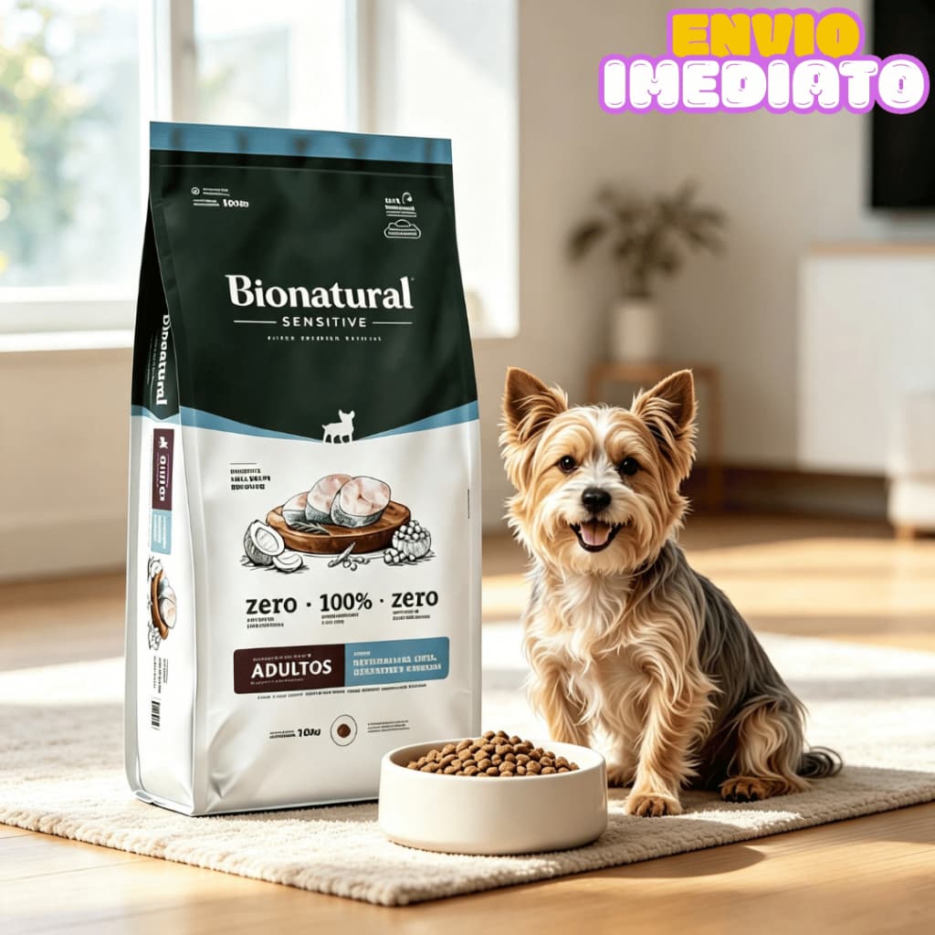 Ração de cachorro 15kg Super Premium Natural Cães Sensíveis Peixe Ervilha - Envio Imediato