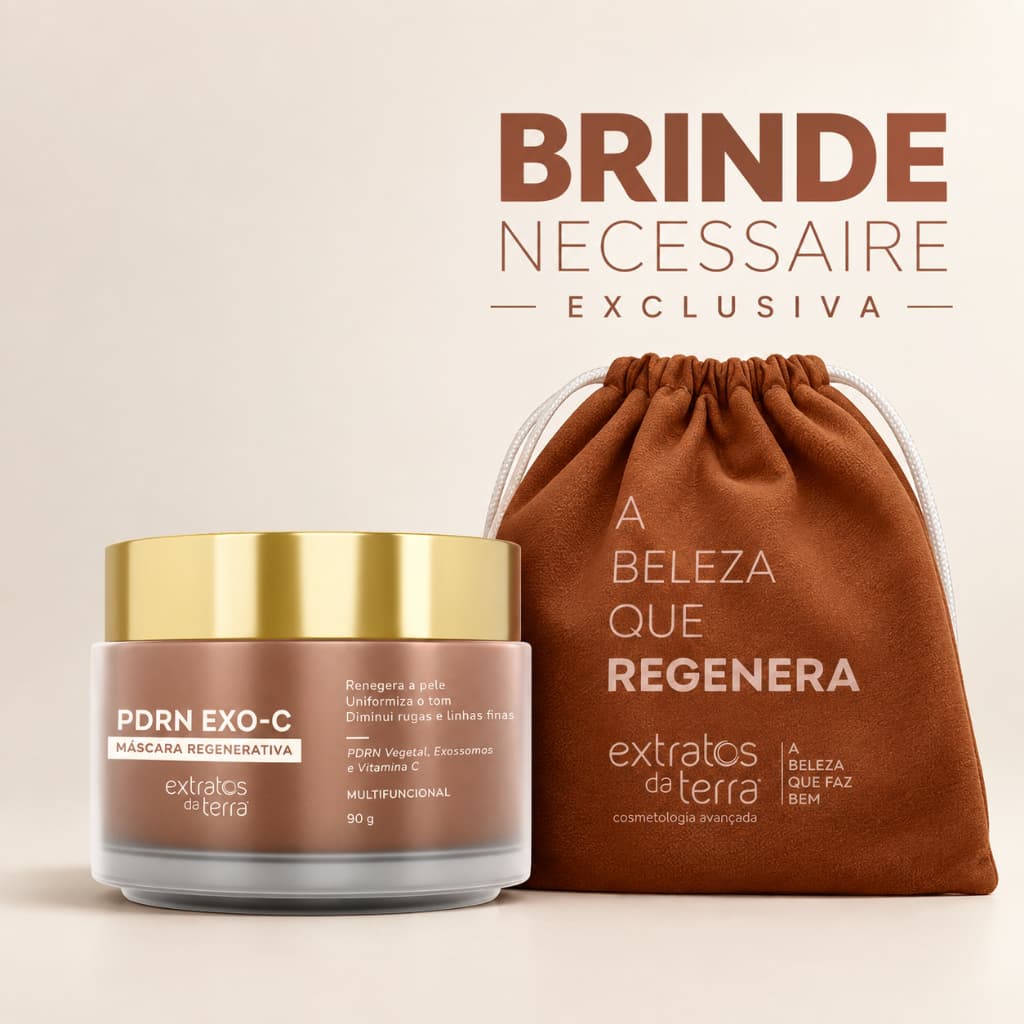 PDRN EXO-C Máscara Regenerativa e Anti-idade 90g Extratos da Terra Máscara Facial + Brinde