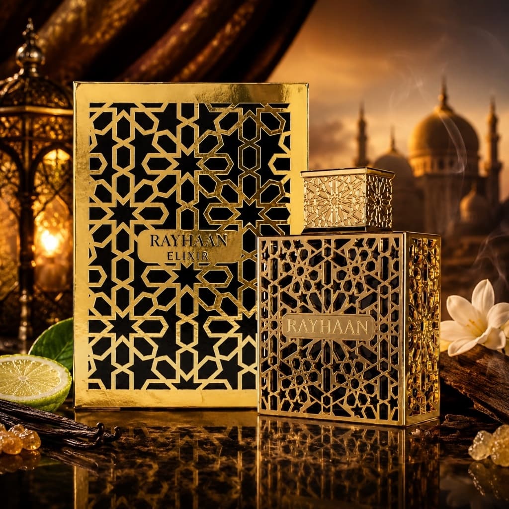 Perfume Rayhaan Elixir EDP 100ml Masculino Importado Original Longa Duração