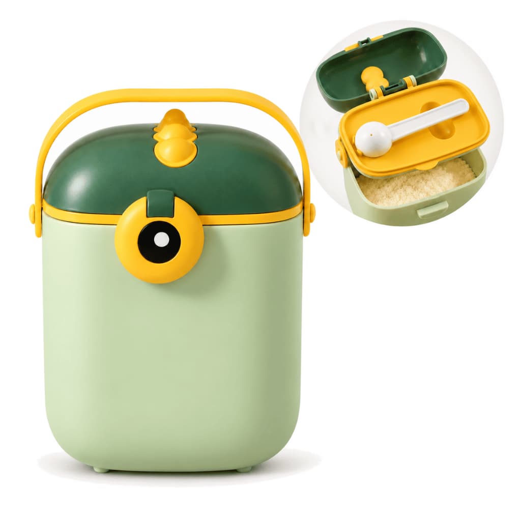Pote Porta Leite Para Leite Em Pó E Fórmula Infantil Com Dosador 800ml