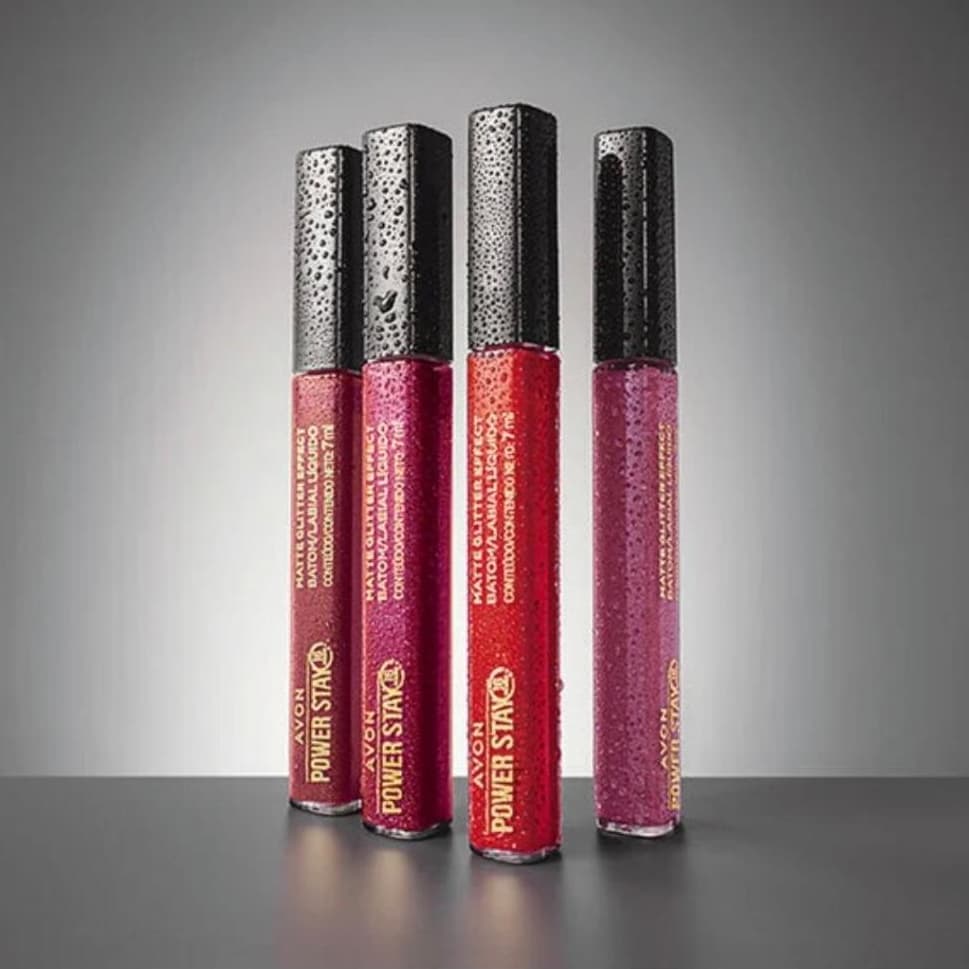 Batom Liquido Matte Glitter Effect Power Stay