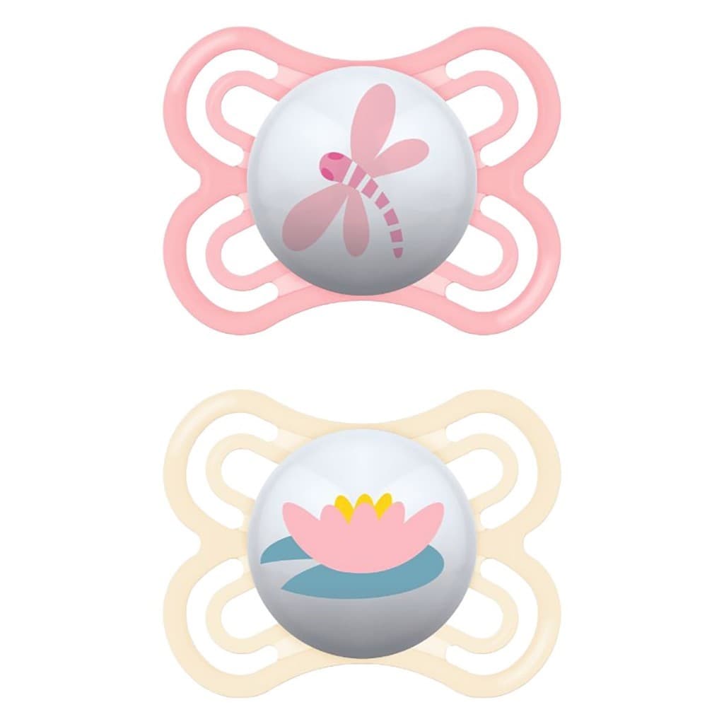 Chupeta Perfect Mam Dupla 0-6m Tam 1 Rosa CH70222A
