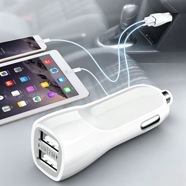Carregador de veículo carregamento rápido para Huawei Android celular carregador de veículo inteligente carregador de ve