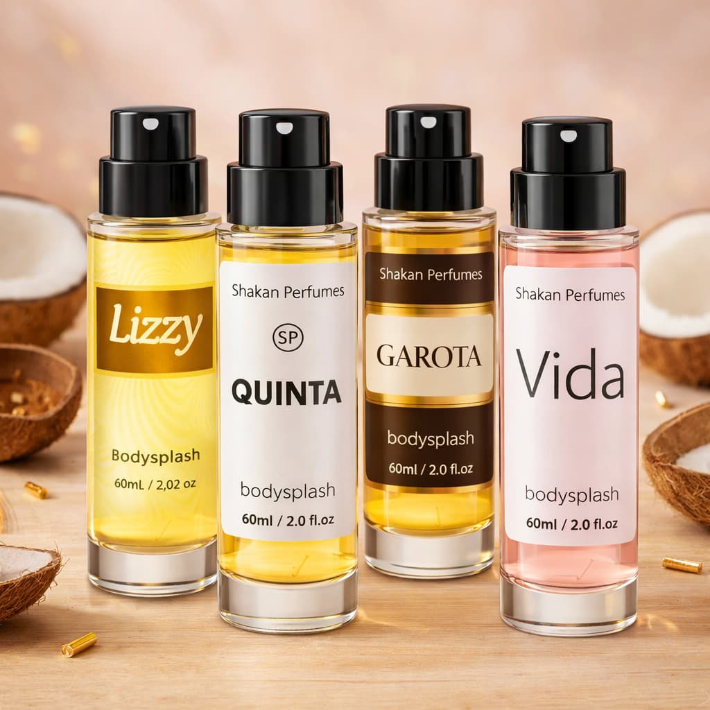 Kit 4 Bodysplash Femininos Famosos Inspiraçao Importado Premium Alta Fixação