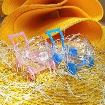 Carrinho de Bebê para lembrancinha 10 unidades