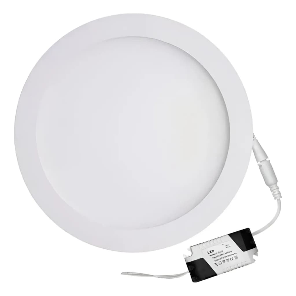 Luminária LED BEE Led Plafon 6500 k Branca Fria Redondo e Quadrado de Embutir 24w