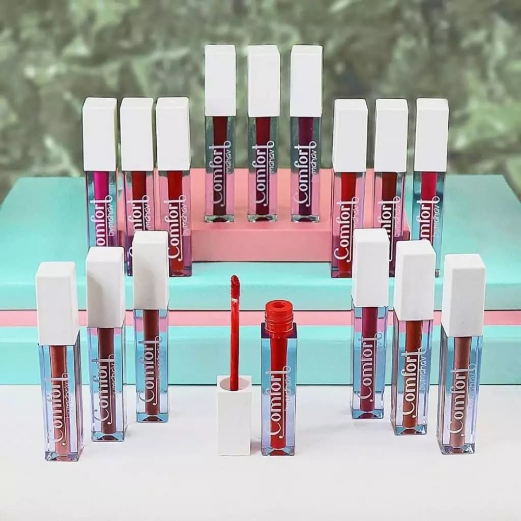 Batom Líquido Comfort Matte Mahav | Alta Fixação, Conforto e Cores Intensas 😍