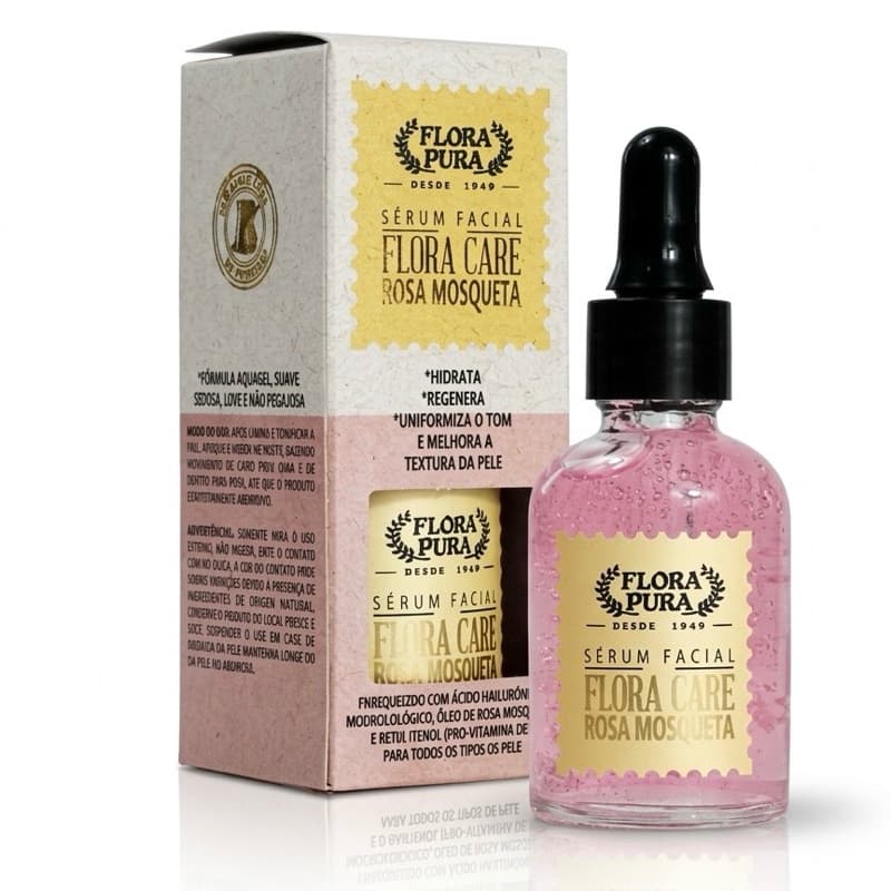 Sérum Facial Rosa Mosqueta – Clareador, Anti-Idade e Regenerador da Pele | 30ml