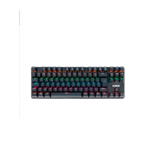 Teclado Mecanico Mancer Shade Mk3, Rainbow, Switch Vermelho
