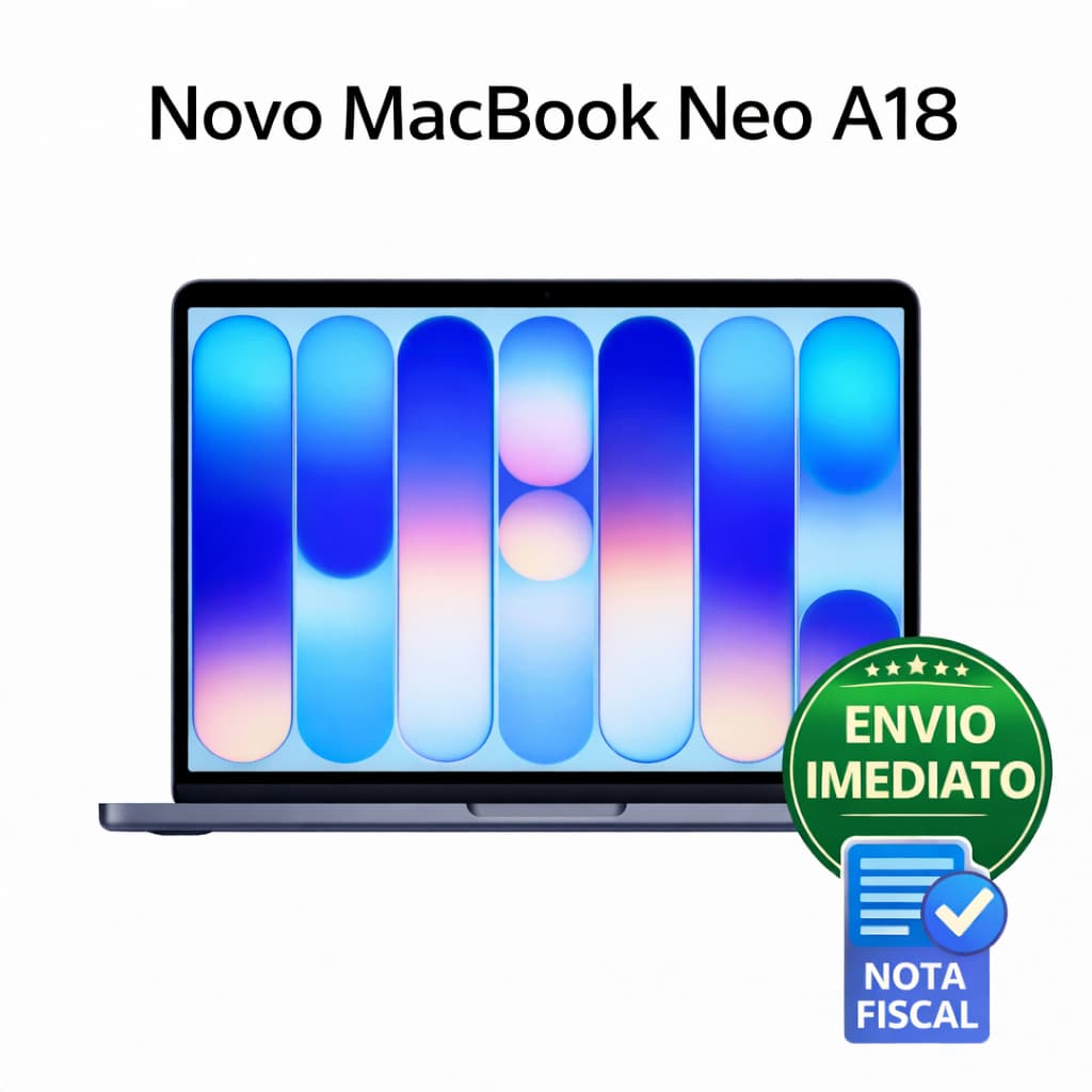 Novo MacBook Neo com processador A18 256gb ou 512gb SSD  Tela Retina 13"