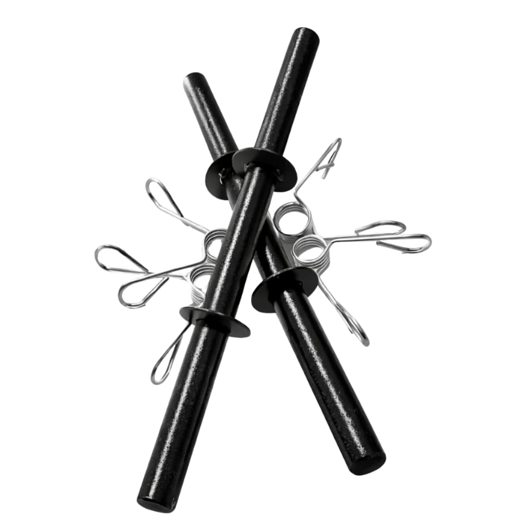Par Barra Oca Halter 40cm 25mm com Presilhas One Life Sports | Musculação em Casa