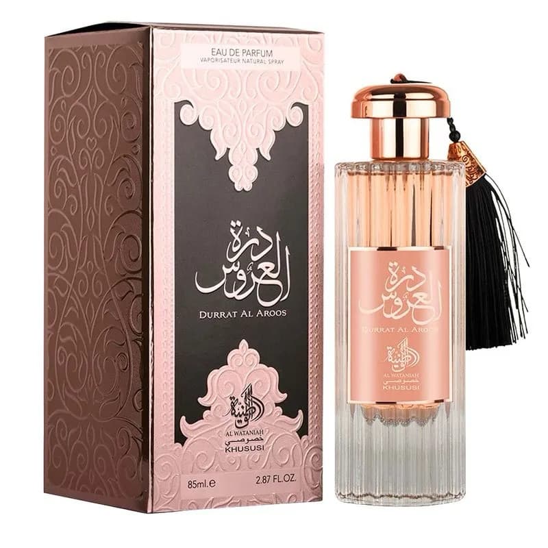 Durrat Al Aroos Perfume Árabe Feminino 85ml – Doce Marcante Alta Fixação Luxo Importado Original