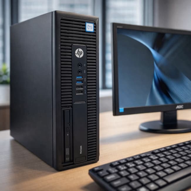Computador Completo HP ProDesk 600 G2 - Intel Core i5 | 6a geração | 120GB SSD | 8GB DDR4