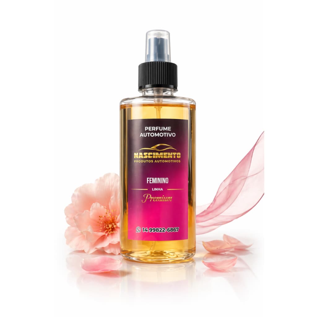 Perfume Automotivo Nascimento FEMININO 250ml Spray de Carro Alta Fixação Premium Essência Importada