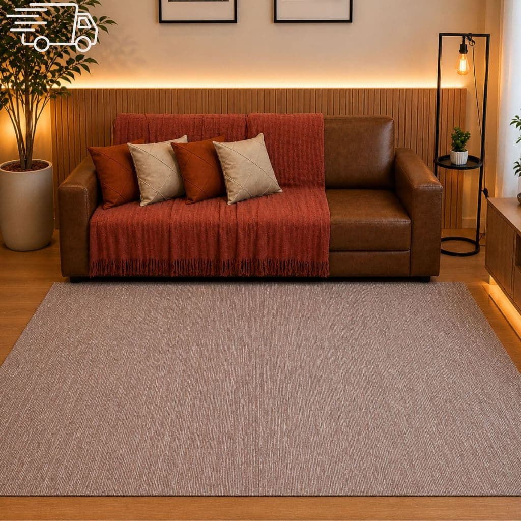 Tapete Jacquard Sala Quarto Base Antiderrapante Decoração Casa Quarto Sala