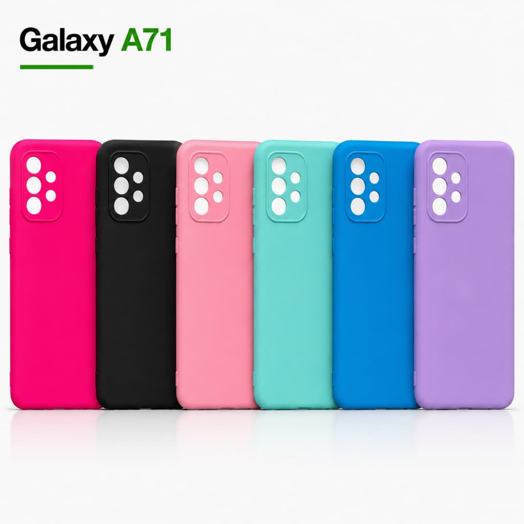 Capa Para Samsung Galaxy A71 Silicone Aveludada Capinha de Celular