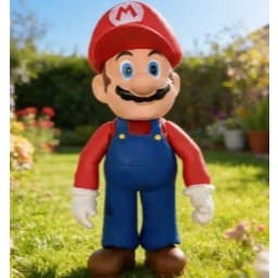 Boneco Super Mario Articulado 23cm Colecionável Infantil Mário Bross Gamer Enfeite Coleção