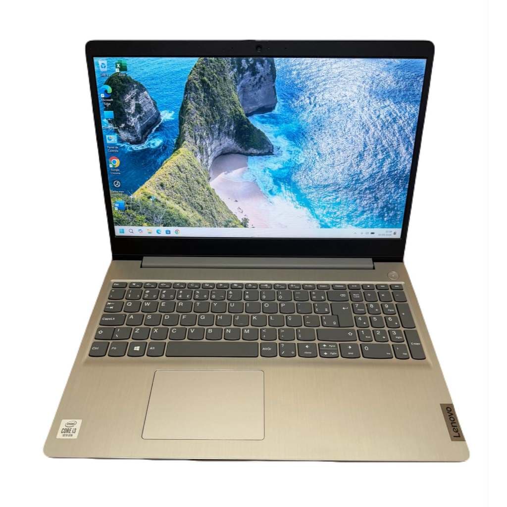 Notebook Lenovo Intel I3 10° 8gb Ssd 256gb Windows 11 (Vitrine)