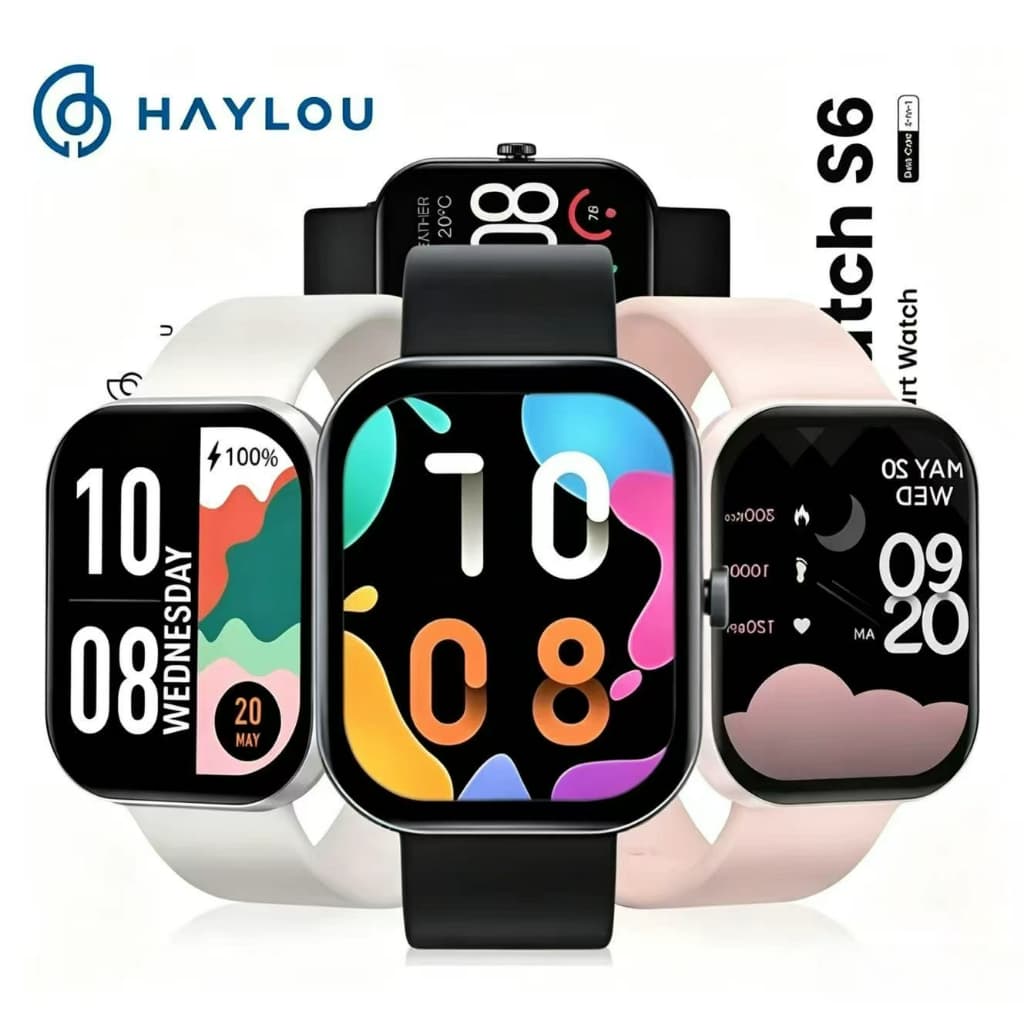 Relógio Smartwatch Haylou S6 2.01"HD Display 5.3Bluetooth
