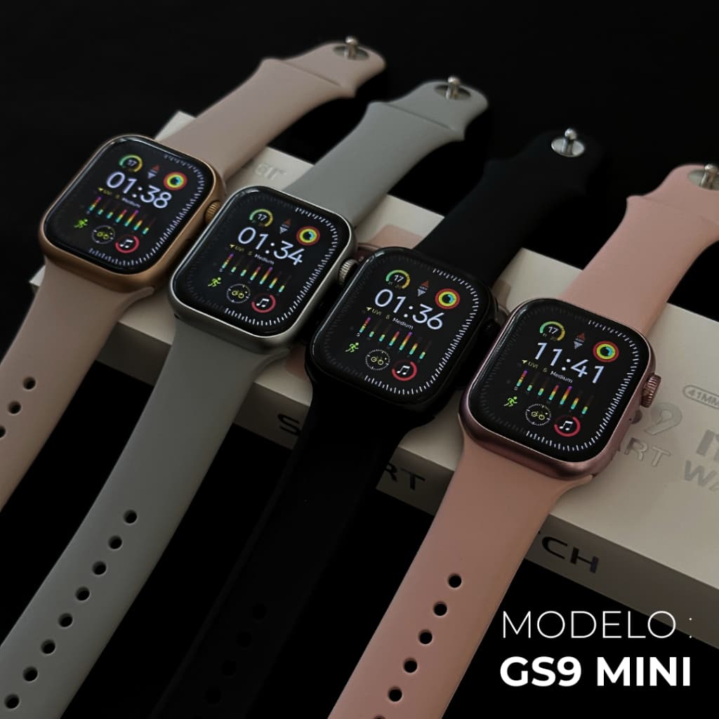 Smartwatch Relógio GS9 Mini 41mm Série 9 Original Relógio Inteligente Tela Amoled ChatGPT