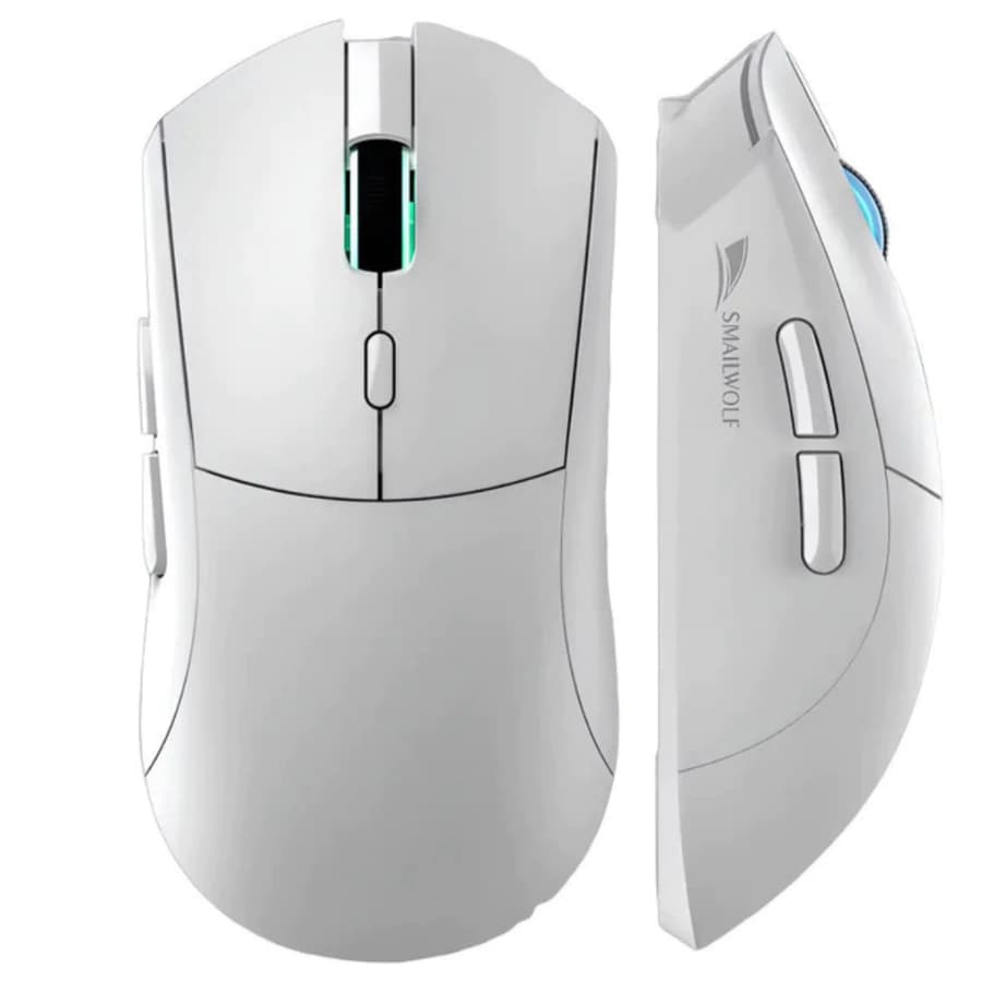 🖱️ Mouse Sem Fio Gamer Smailwolf RS7 PAW3311 Tri-Mode | Wireless 2.4G | Bluetooth 5.2 | USB-C | 20.000 DPI