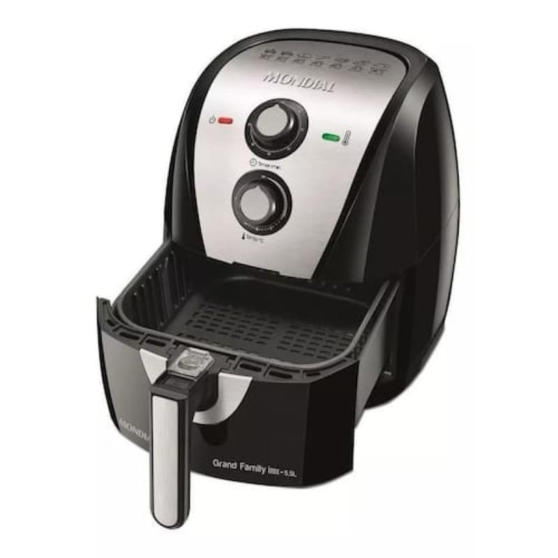 Mondial Fritadeira Sem Óleo Air Fryer Af-55i 5,5l Preto E Inox 127v