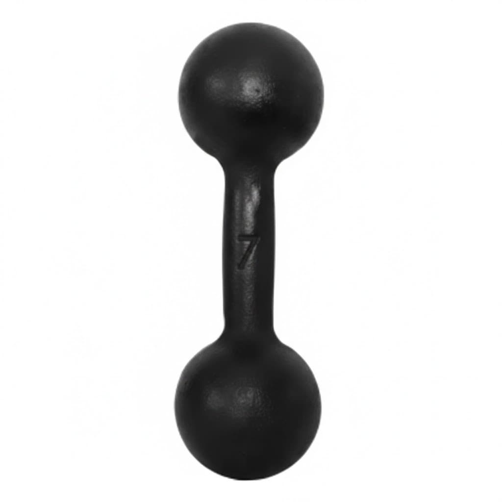 HALTER PESO 7KG BOLA MUSCULAÇÃO ACADEMIA FITNESS CROSSFIT TREINO FUNCIONAL RESISTENTE PROFISSIONAL GYM PRO