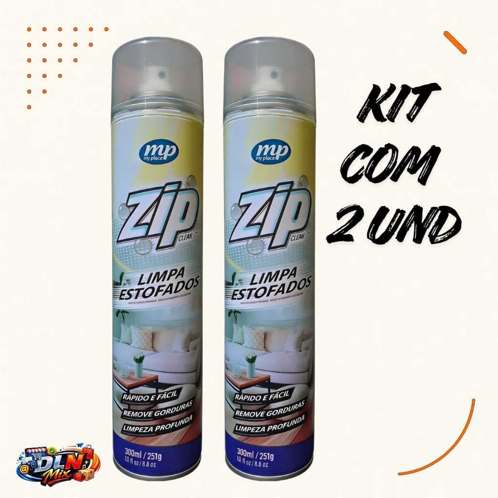 Kit com 2  Limpa Estofados Spray Potente Limpeza Sem Esforço + Remove Manchas e Odores Sofá, Carro, Tapete