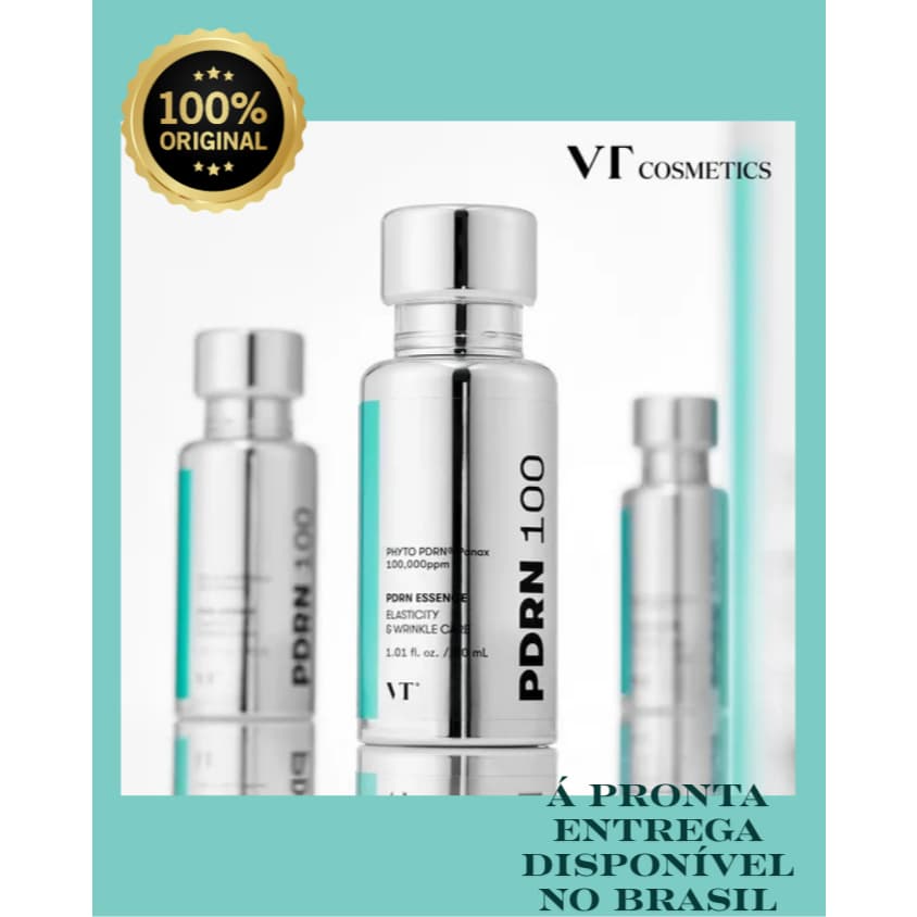 SÉRUM FACIAL PDRN 100 ESSENCE ANTI IDADE REGENERAÇÃO E FORTALECIMENTO PELE MACIA E SAUDÁVEL 30ML
