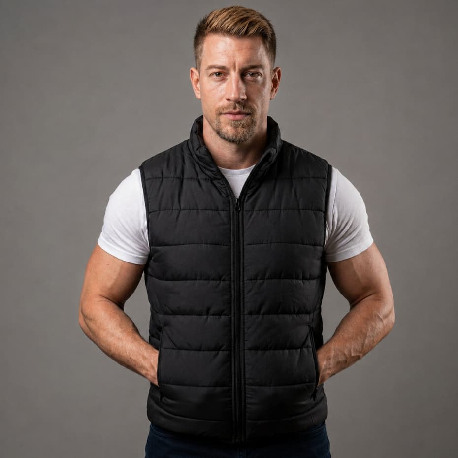 Colete Masculino Puffer Bomber Bojaco Empresa Brinde Com Bolso Super Macio Casual Frio Envio em 24 Horas