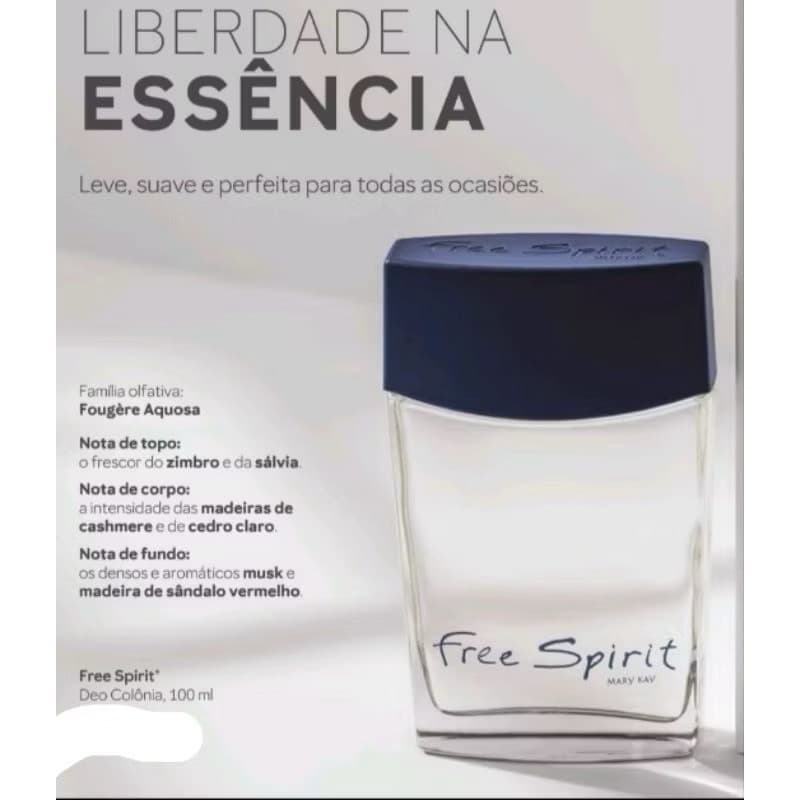 Free Spirit Deo Colônia Masculina 100ml | Fragrância Marcante e Moderna | Perfume Masculino Importado