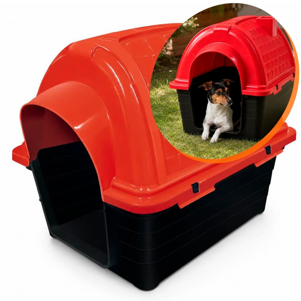 Casinha Cachorro N5 Furacão Pet Ipoppy Grande Porte Proteção Chuva