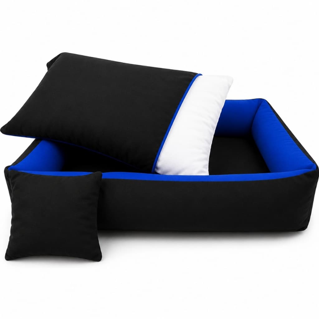 Cama Para Cachorros Tamanho  80x60cm 100% lavável Com Brinquedo que é a almofadinha seu pet vai Amar
