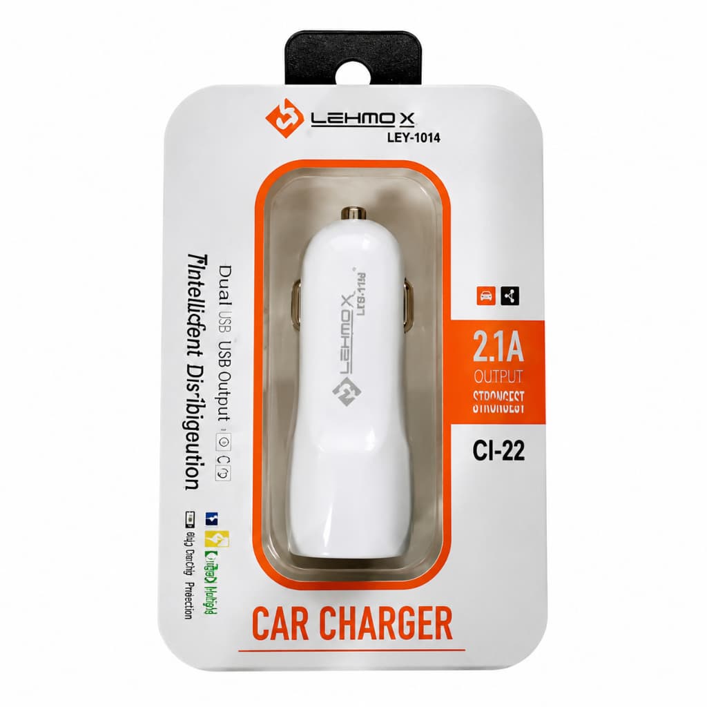 Carregador Veicular Pmcell CV-22 2 Portas USB Carga Rápida Com Proteção