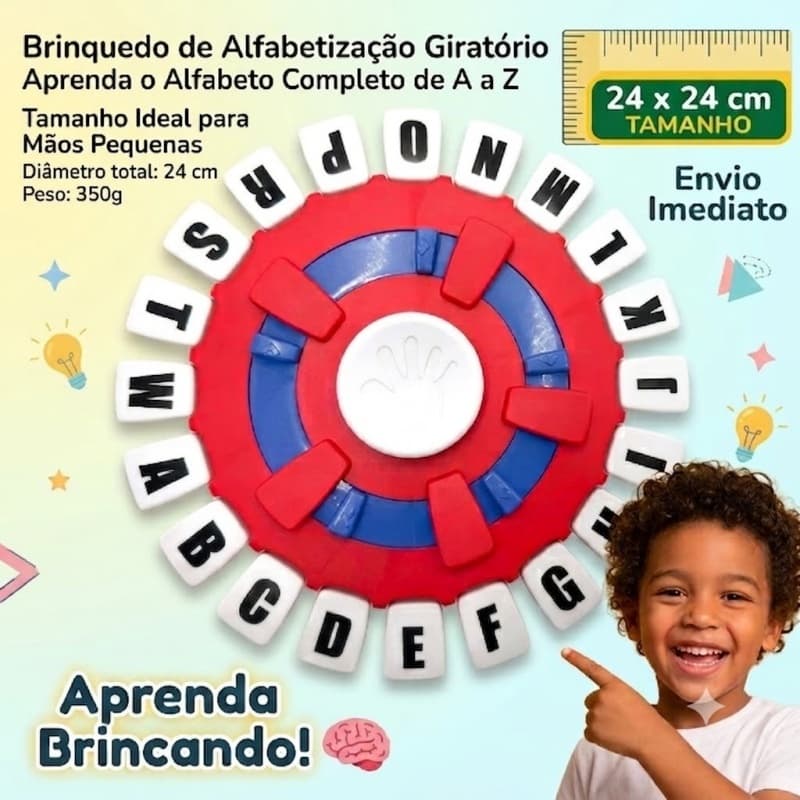 Jogo de Tabuleiro Família Trava Letras Tipo Tapple 24cm Material Seguro - Envio Imediato Pronta Entrega Brasil