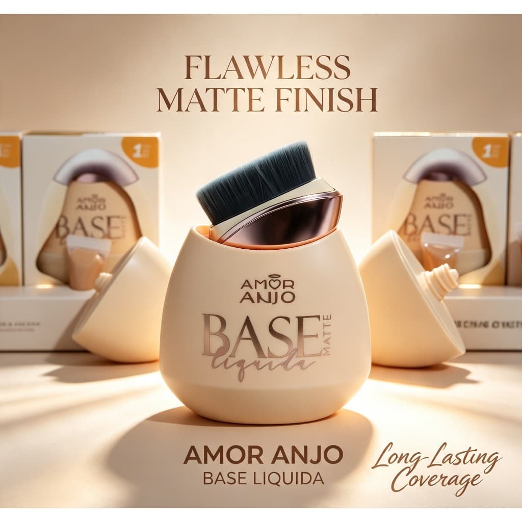 LANÇAMENTO Base Liquida Matte Amor Anjo Rende Muito