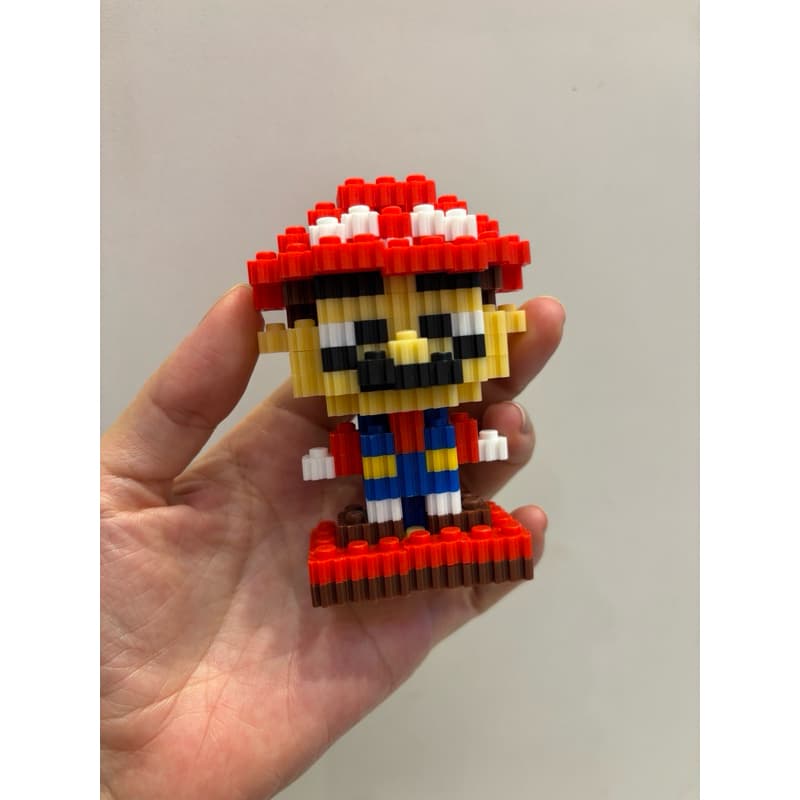 Lego colecionar de montar do super Mário