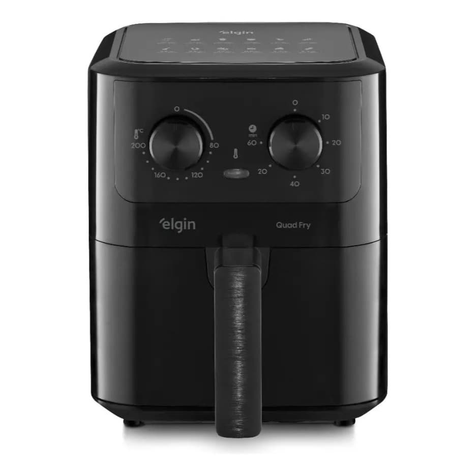 Fritadeira Elétrica Air Fryer Elgin Quad Fry 4,2L 1400W 127V Sem Óleo