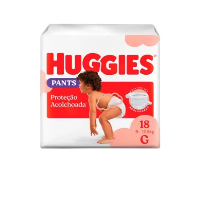 Fralda bebê Shortinho Huggies G