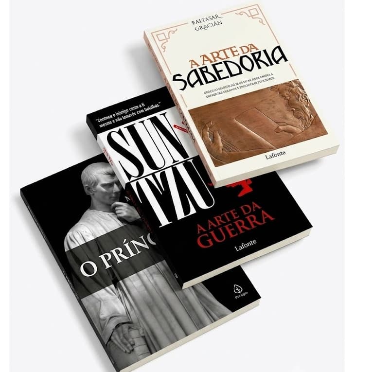 Kit O Príncipe + A Arte Da Guerra Sun Tzu + A Arte da Sabedoria - 3 Livros