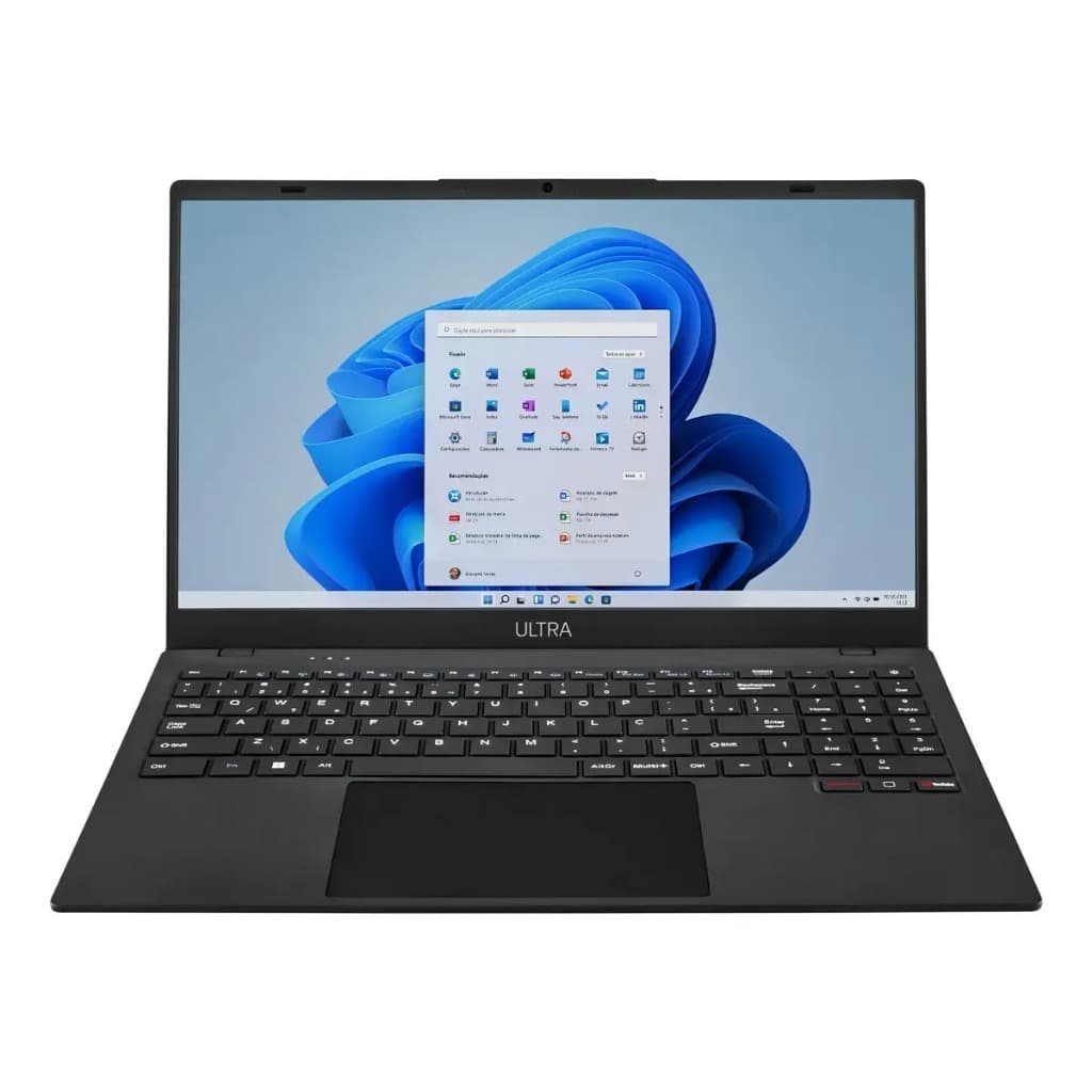 Notebook Multi Ultra | Intel Celeron N4020C | 4GB RAM | 128GB eMMC | Tela 15,6" HD | Windows 11