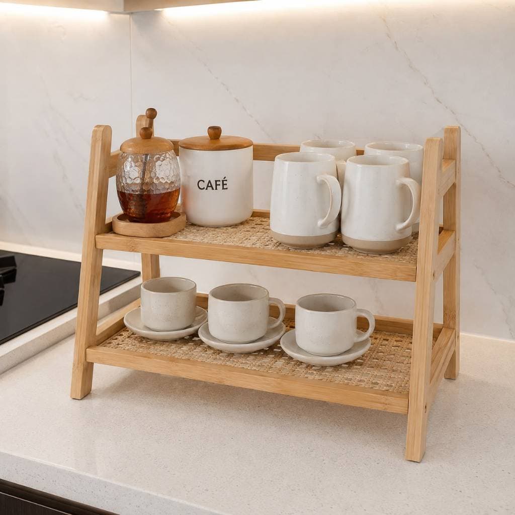 Organizador de Bancada Multiuso Cozinha Banheiros e Salas Design Clean