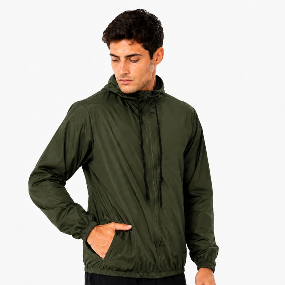 Jaqueta Masculina Corta Vento Premium com Capuz | Leve, Confortável, Moderna e Versátil