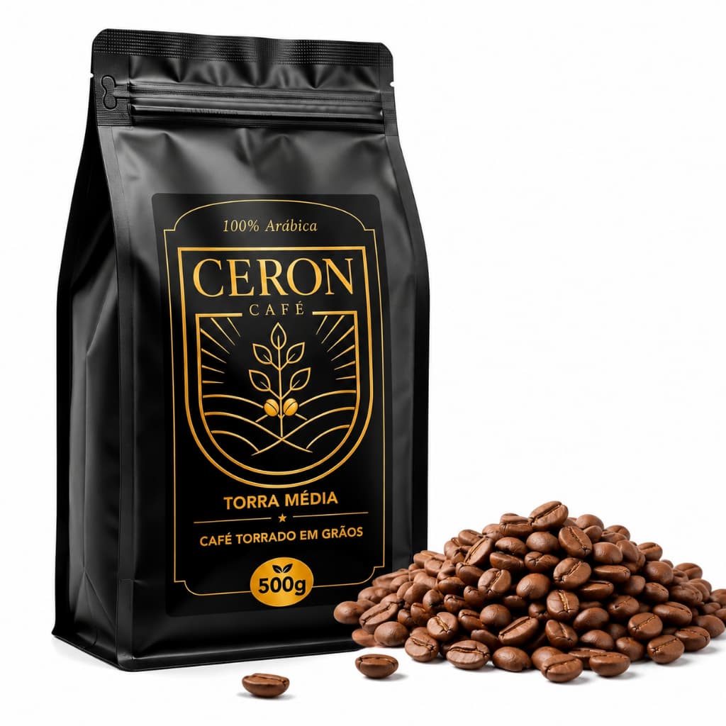 Café Torrado Em Grãos Gourmet Torra Média Cerrado Mineiro 100% Arábica 500g